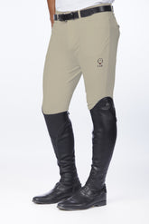 RIGEL MEN'S RIDING TROUSERS SOFT FIT WITH KNEE GRIP - Optical white | Vestrum