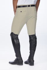 RIGEL MEN'S RIDING TROUSERS SOFT FIT WITH KNEE GRIP - Optical white | Vestrum