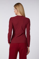 MAGLIA DA ALLENAMENTO DONNA ALHENA - rosso rubino | Vestrum