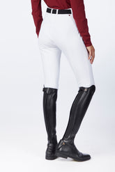 PANTALONI DA EQUITAZIONE ANDROMEDA DA DONNA CON RINFORZO SULLE GINOCCHIA. - Bianco ottico | Vestrum