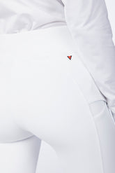WOMEN'S RIDING VEGA LEGGINGS WITH KNEE GRIP - Optical white | Vestrum