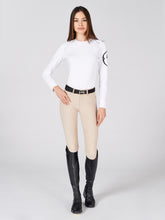 LAZISE WOMEN'S KNEE GRIP BREECHES WITH POCKETS ON THE BACK - Optical white | Vestrum