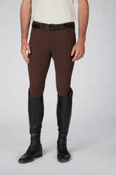 SAN DIEGO PANTALONI DA EQUITAZIONE DA UOMO CON GRIP AL GINOCCHIO - TESSUTO TK - Bianco ottico | Vestrum