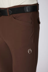 SAN DIEGO PANTALONI DA EQUITAZIONE DA UOMO CON GRIP AL GINOCCHIO - TESSUTO TK - Bianco ottico | Vestrum