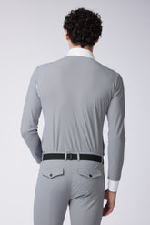 TENNO CAMICIA DA COMPETIZIONE A MANICHE LUNGHE DA UOMO - Azzurro cielo | Vestrum