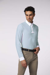 TENNO MEN'S LONG SLEEVE COMPETITION SHIRT - Sky blue | Vestrum
