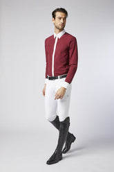 MIRADOLO CAMICIA DA COMPETIZIONE DA UOMO - Rosso mattone | Vestrum