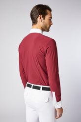 MIRADOLO CAMICIA DA COMPETIZIONE DA UOMO - Rosso mattone | Vestrum