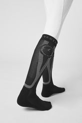 ROBBIO ULTRA LIGHT RIDING SOCKS - Black/pearl grey | Vestrum