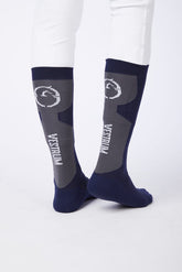 LEVICO ULTRA LIGHT RIDING SOCKS - Blue navy/white | Vestrum