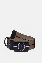 DENNO ELASTIC BELT - Hazelnut/black | Vestrum