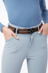 DENNO ELASTIC BELT - Hazelnut/black | Vestrum