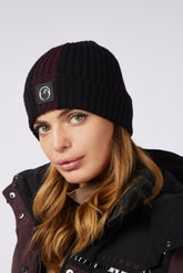 NORIMBERGA BEANIE - Black/ruby wine | Vestrum