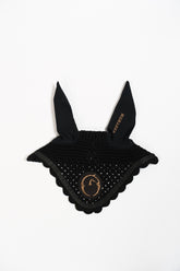 LEEDS HORSE EAR BONNET - Black/white | Vestrum