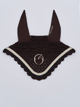 LEEDS HORSE EAR BONNET - Black/white | Vestrum