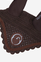 LEEDS HORSE EAR BONNET - Black/white | Vestrum