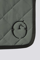 LOS ANGELES JUMPING SADDLE PAD - Medium grey/blue embroide | Vestrum