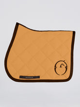 LOS ANGELES JUMPING SADDLE PAD - Medium grey/blue embroide | Vestrum
