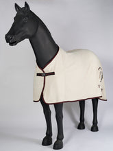 VICENZA HORSE FLEECE RUG - Black/burgundy/corten | Vestrum