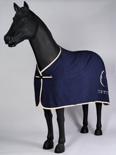 VICENZA HORSE FLEECE RUG - Blue navy/black | Vestrum