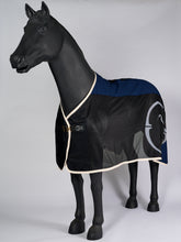 BERGAMO MESH ANTI-FLY RUG WITH HONEYCOMB COTTON - Copper/black/copper | Vestrum