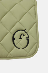 TOYAMA JUMPING SADDLE PAD - TK FABRIC - Pale olive/coconut | Vestrum