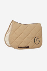 TOYAMA JUMPING SADDLE PAD - TK FABRIC - Pale olive/coconut | Vestrum