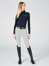 SYRACUSE WOMEN'S RIDING BREECHES WITH KNEE GRIP - Blue navy | Vestrum