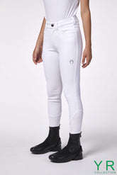 SYRACUSE GIRL'S RIDING BREECHES WITH KNEE GRIP - TK FABRIC - Black | Vestrum