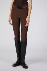 SYRACUSE PANTALONI DA EQUITAZIONE DA DONNA CON GRIP AL GINOCCHIO - TESSUTO TK - Nero | Vestrum