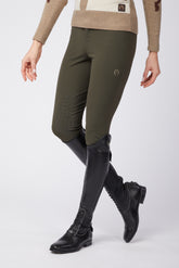 SYRACUSE WOMEN'S RIDING BREECHES WITH KNEE GRIP - TK FABRIC - Black | Vestrum