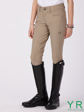 SYRACUSE GIRL'S RIDING BREECHES WITH KNEE GRIP - TK FABRIC - Black | Vestrum