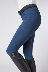 LAZISE WOMEN'S KNEE GRIP BREECHES WITH POCKETS ON THE BACK - Optical white | Vestrum