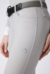 LAZISE WOMEN'S KNEE GRIP BREECHES WITH POCKETS ON THE BACK - Optical white | Vestrum