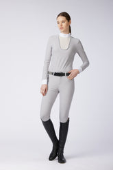 LAZISE WOMEN'S KNEE GRIP BREECHES WITH POCKETS ON THE BACK - Optical white | Vestrum