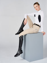 MOLVENO WOMEN'S RIDING BREECHES WITH KNEE GRIP - Dark grey blue navy | Vestrum