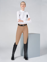 MOLVENO WOMEN'S RIDING BREECHES WITH KNEE GRIP - Dark grey blue navy | Vestrum