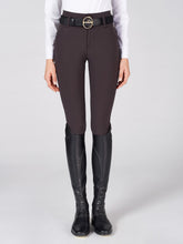 MOLVENO WOMEN'S RIDING BREECHES WITH KNEE GRIP - Dark grey blue navy | Vestrum