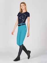 MOLVENO WOMEN'S RIDING BREECHES WITH KNEE GRIP - Dark grey blue navy | Vestrum