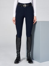 MOLVENO WOMEN'S RIDING BREECHES WITH KNEE GRIP - Dark grey blue navy | Vestrum