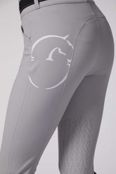 MOLVENO PANTALONI DA EQUITAZIONE DONNA CON GRIP AL GINOCCHIO - Grigio scuro blu navy | Vestrum