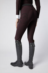 MOLVENO PANTALONI DA EQUITAZIONE DONNA CON GRIP AL GINOCCHIO - Grigio scuro blu navy | Vestrum