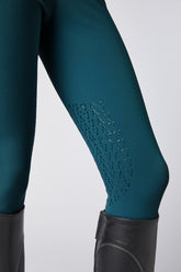 MOLVENO PANTALONI DA EQUITAZIONE DONNA CON GRIP AL GINOCCHIO - Grigio scuro blu navy | Vestrum
