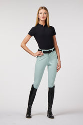 MOLVENO WOMEN'S RIDING BREECHES WITH KNEE GRIP - Dark grey blue navy | Vestrum
