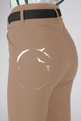 MOLVENO WOMEN'S RIDING BREECHES WITH KNEE GRIP - Dark grey blue navy | Vestrum