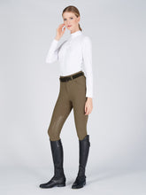 MOLVENO WOMEN'S RIDING BREECHES WITH KNEE GRIP - Dark grey blue navy | Vestrum