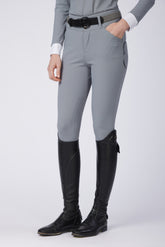 MOLVENO WOMEN'S RIDING BREECHES WITH KNEE GRIP - Dark grey blue navy | Vestrum