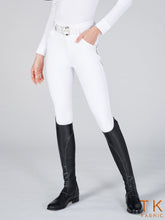 MOLVENO WOMEN'S RIDING BREECHES WITH KNEE GRIP - TK FABRIC - Blue navy | Vestrum