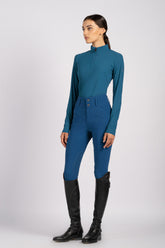 MOLVENO WOMEN'S RIDING BREECHES WITH KNEE GRIP - TK FABRIC - Blue navy | Vestrum