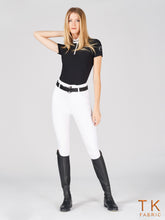 MOLVENO WOMEN'S RIDING BREECHES WITH FULL GRIP - TK FABRIC - Black | Vestrum